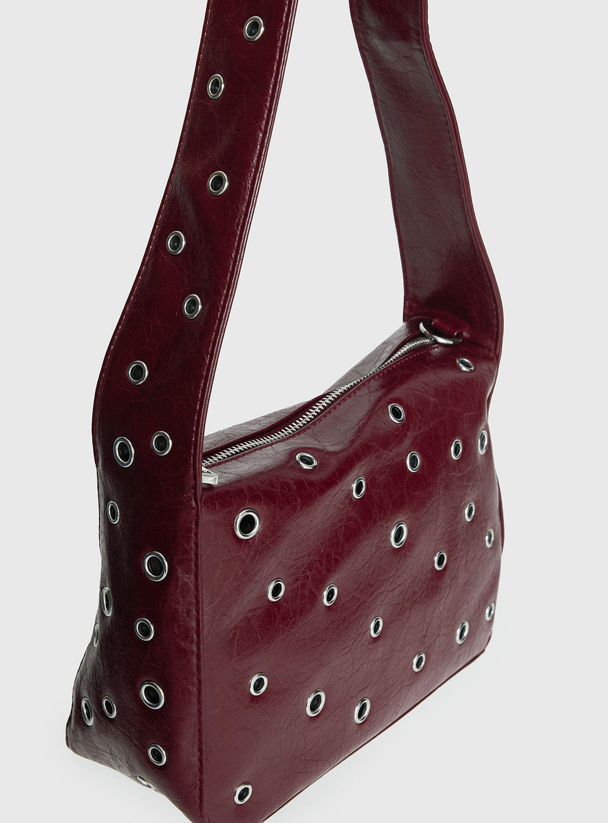 Dream Came True Eyelet Shoulder Bag Cherry
