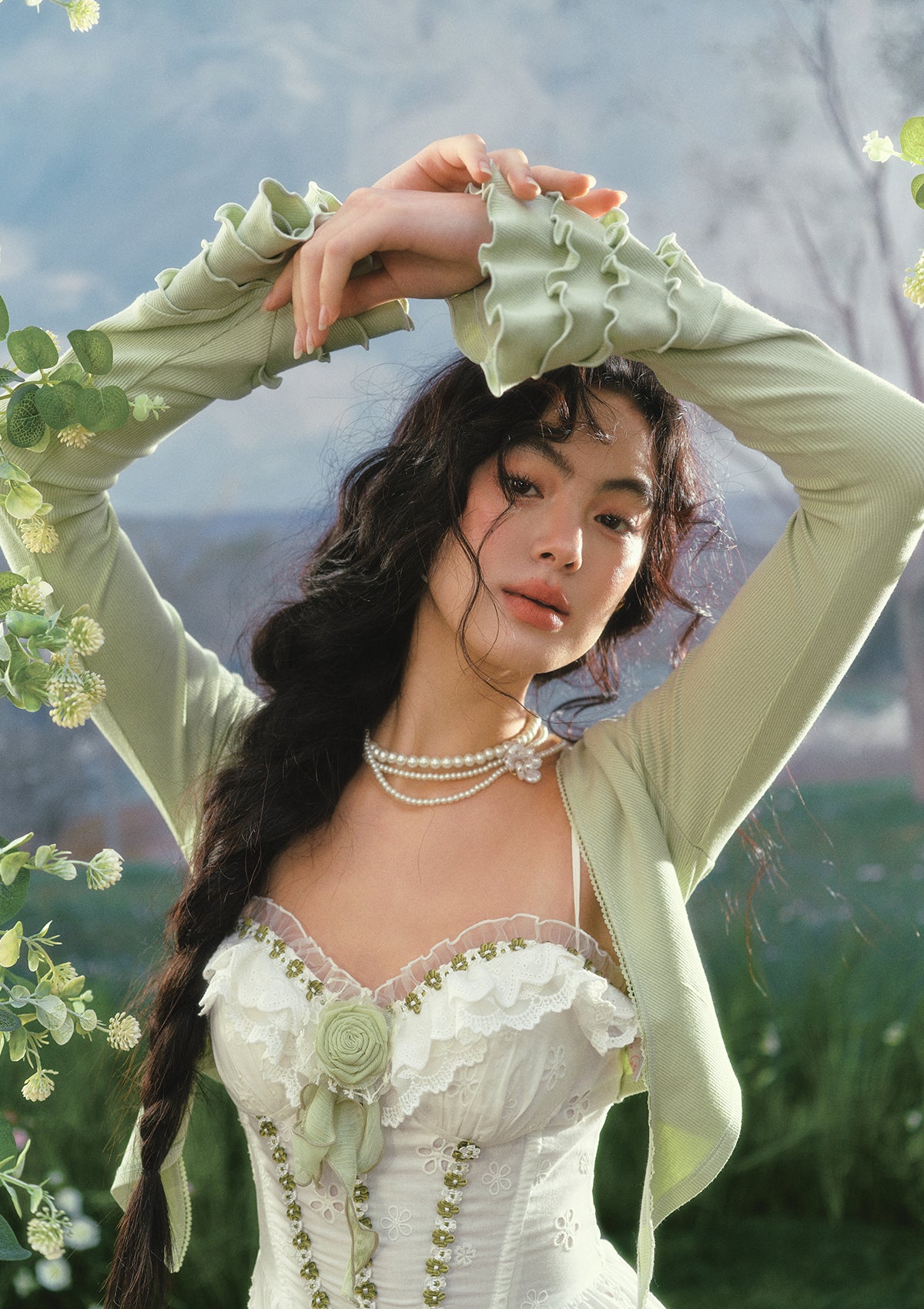 Mint in Season Corset Dress