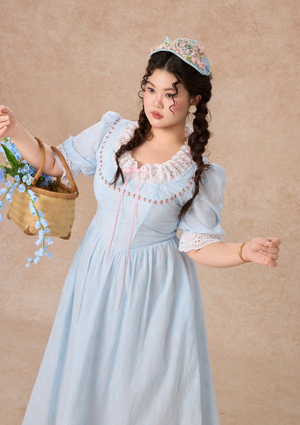 Curve & Plus Mary's Morning Light Corset Dress