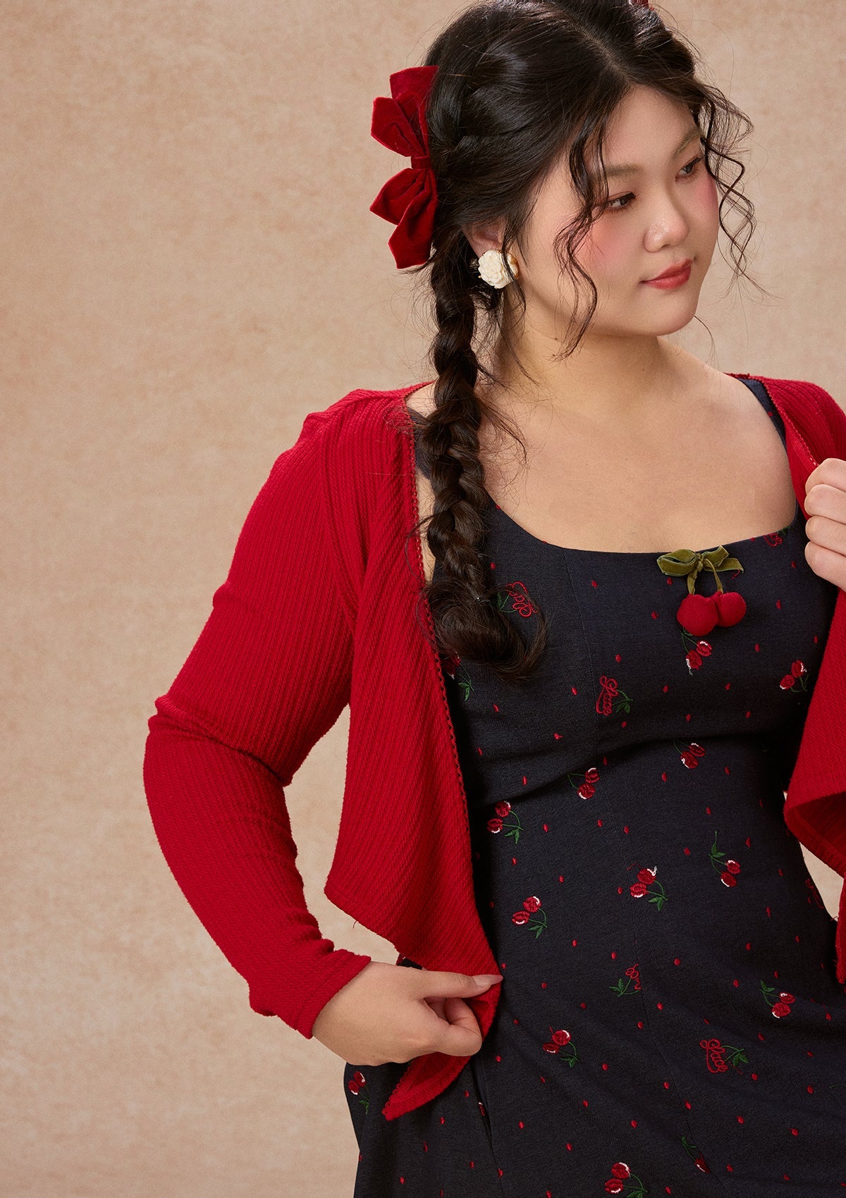 Curve&Plus Cherry Cowgirl Dress