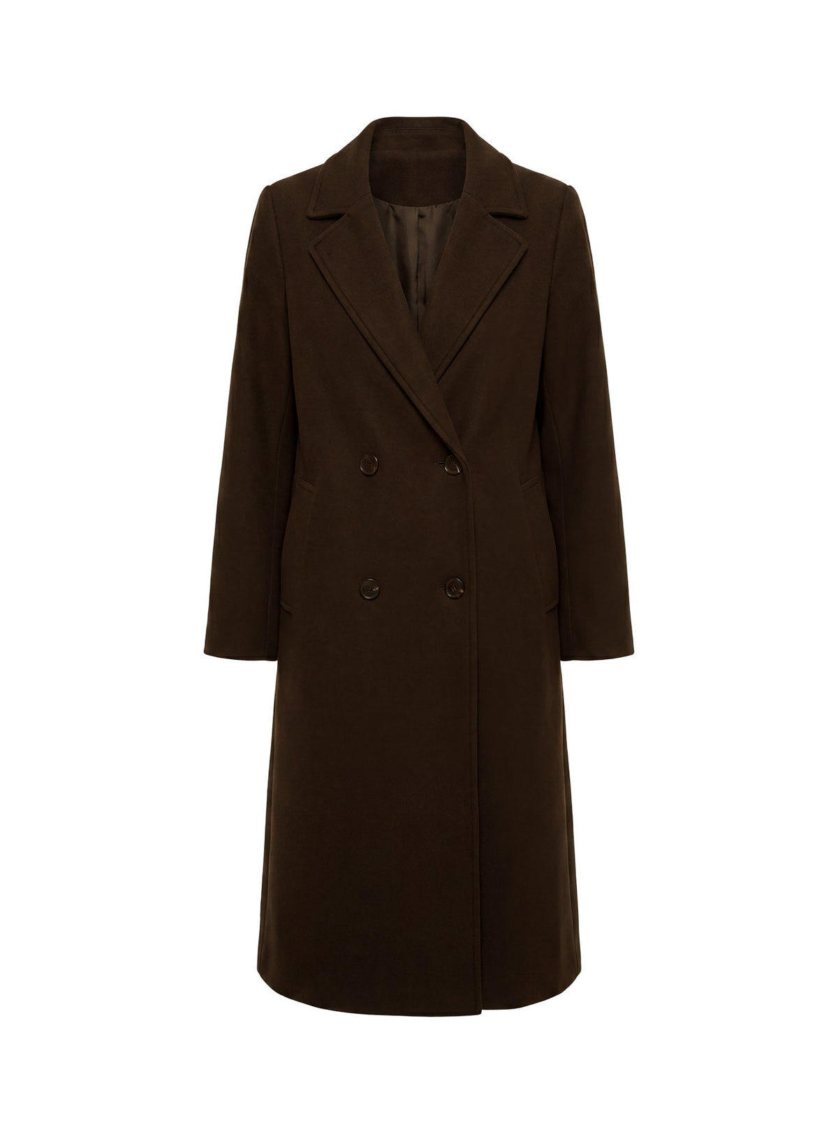 Prolific Longline Coat Brown