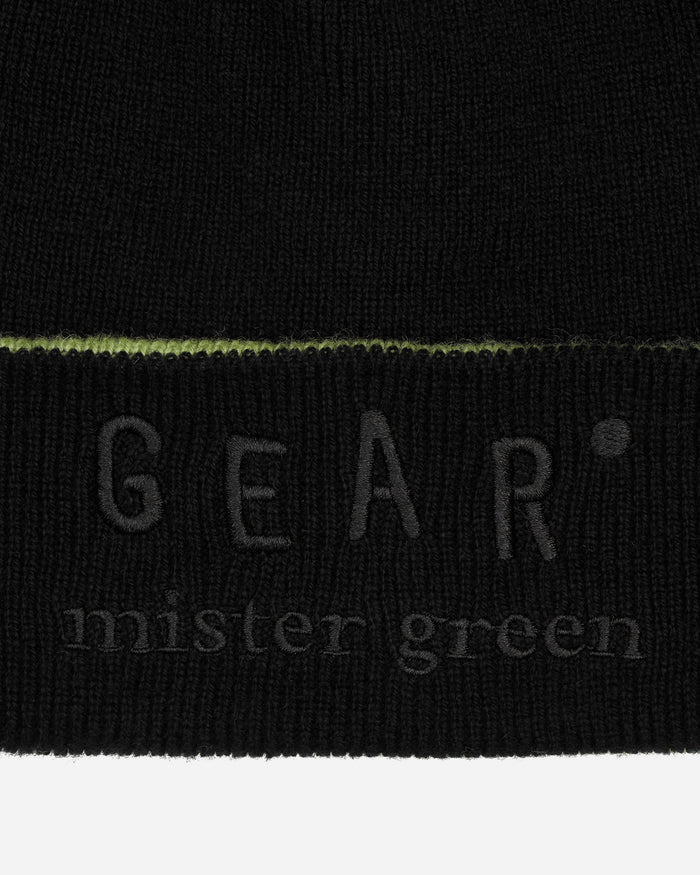 Mister Green Cashmere Gear Black/Olive Hats Beanies MGCASHMERECAP 001