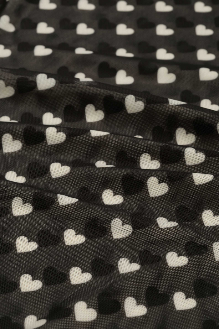 Fabienne Chapot Junna Top Cosy White/Black heart print fabric detail Shop Fabienne Chapot at Dotique
