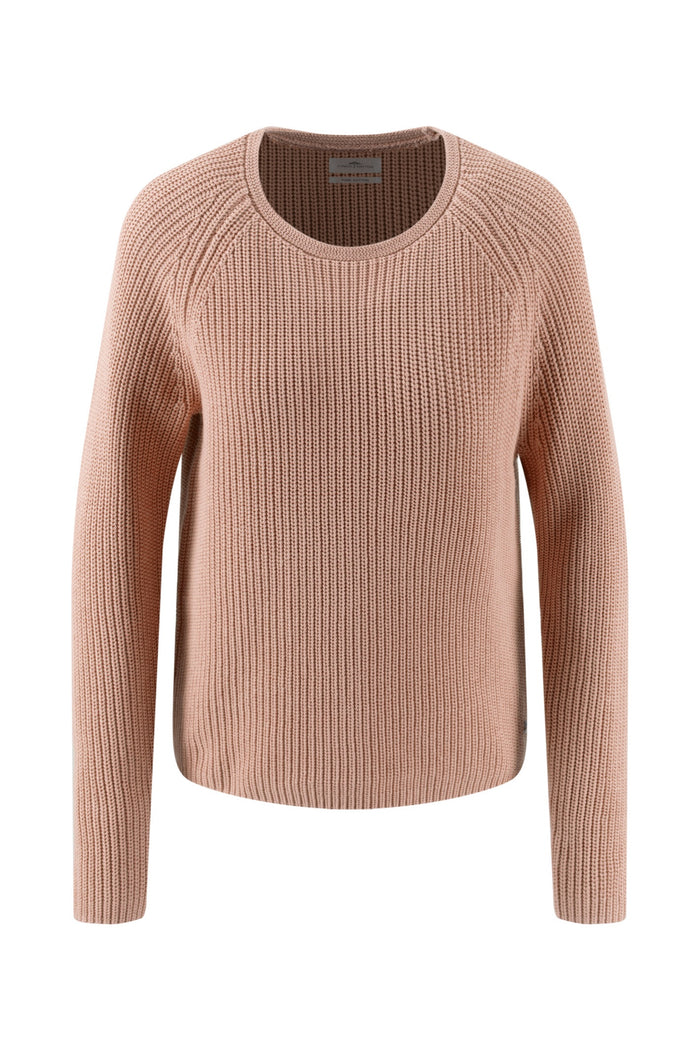 Fynch Hatton 2614 7101 Cotton Crew Neck Jumper Silky Rose by Fynch Hatton Shop Fynch Hatton at Dotique