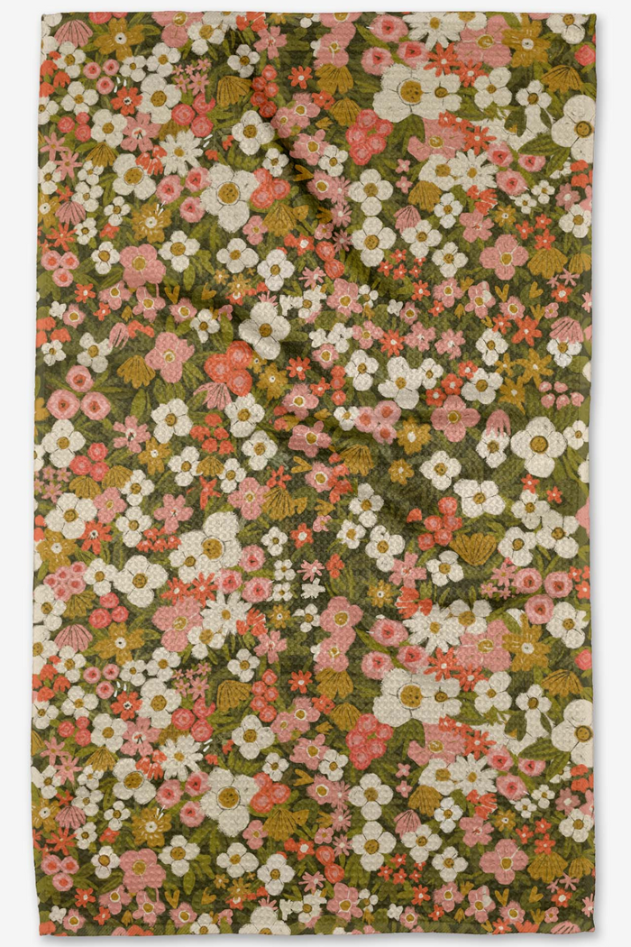 Gilded Garden Geometry Towel