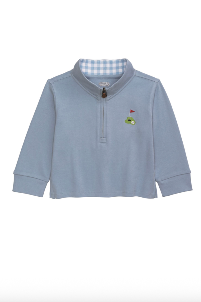 Golf Quarter Zip Light Blue