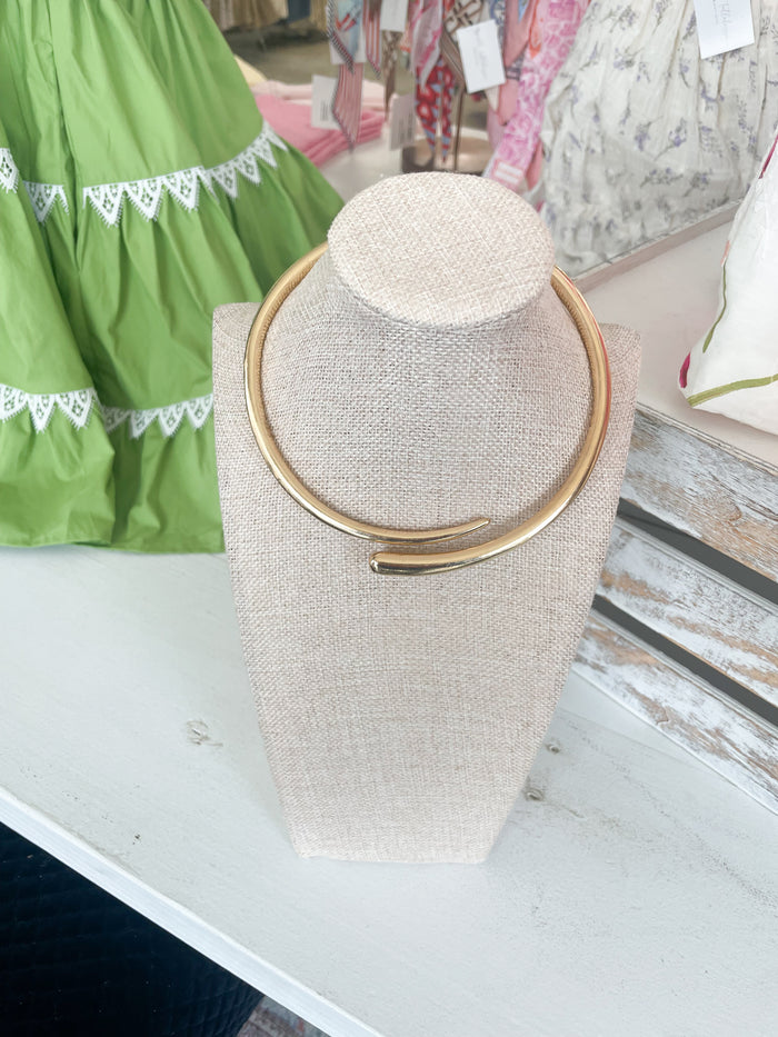 Graduated Open Choker-Gold