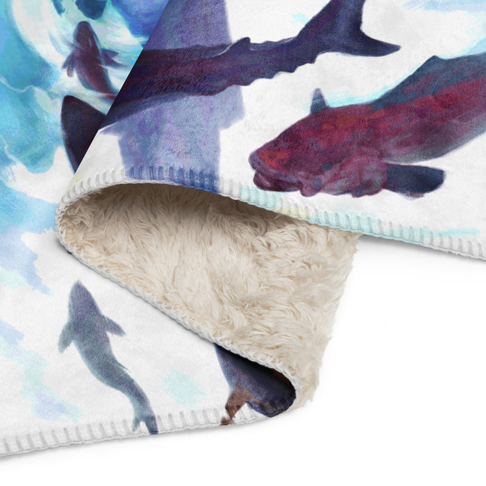 Hawksbill Sherpa blanket