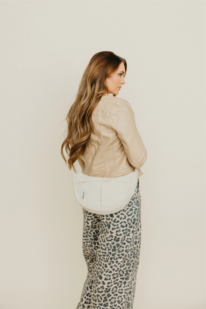 Ivory Crescent Bag