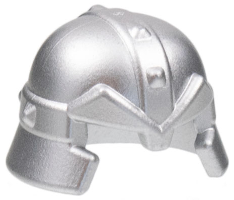 Minifigure, Headgear Helmet Castle with Cheek Protection and Studded Bands (Dwarf)