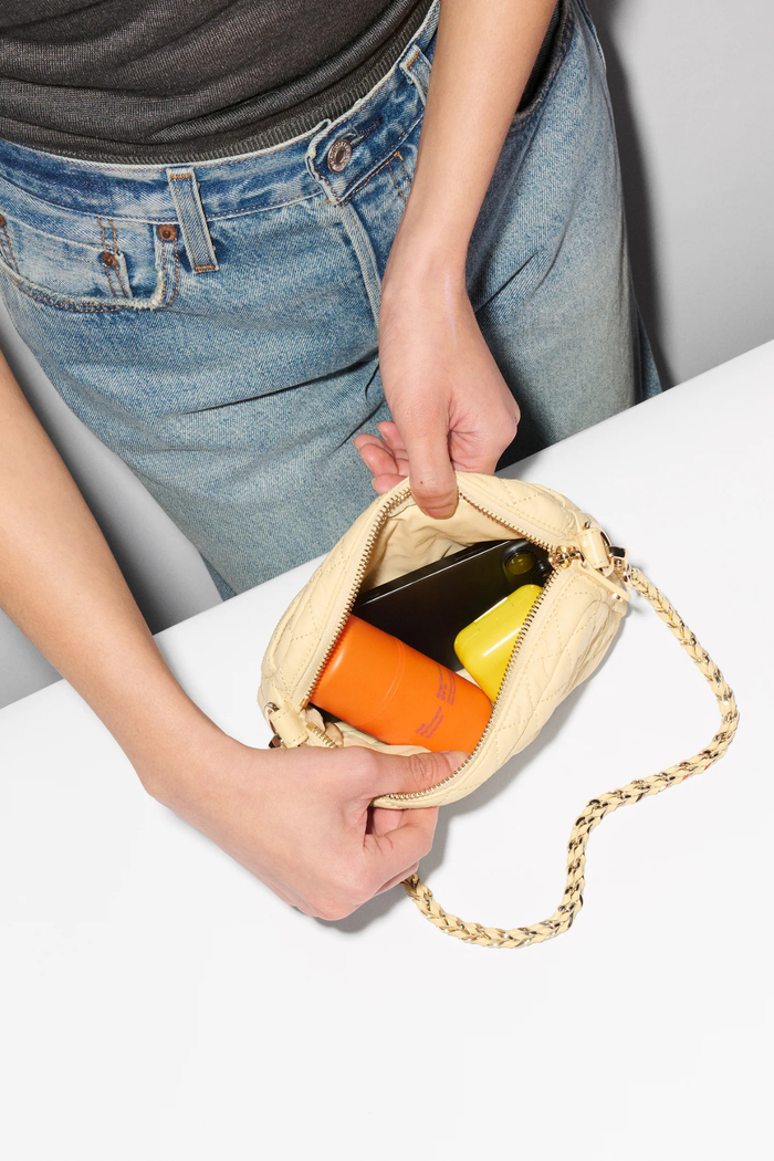 MZ WALLACE Mini Crosby Purse-Chamomile