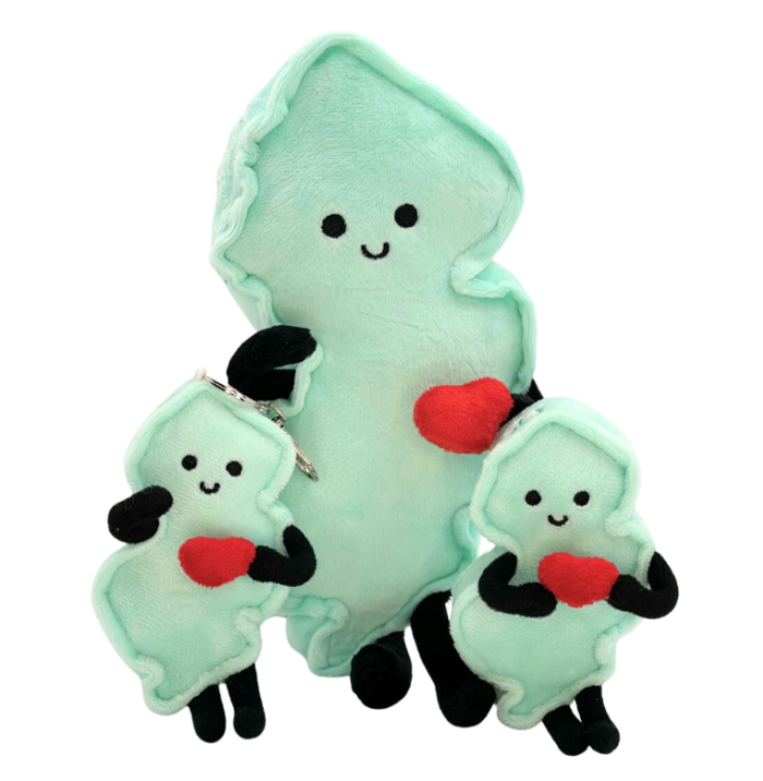 New Jersey Plush Bag Charms/ Keychains -Mini Stuffs