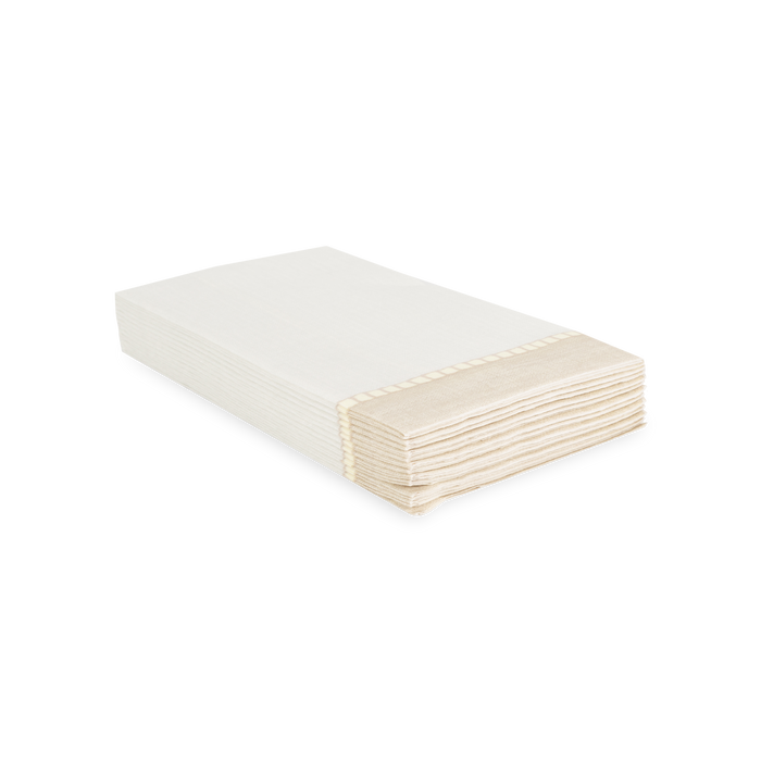 These Guest Towel offers the look of linen, the feel of cloth, and the convenience of paper.