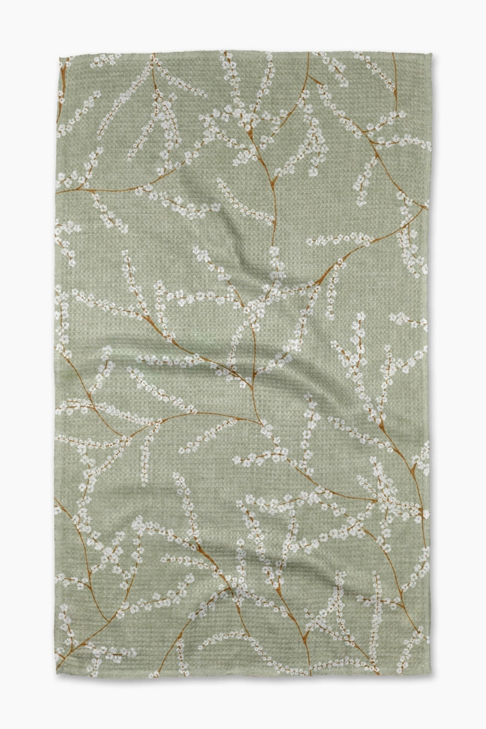 Quiet Flowers Tea Towel