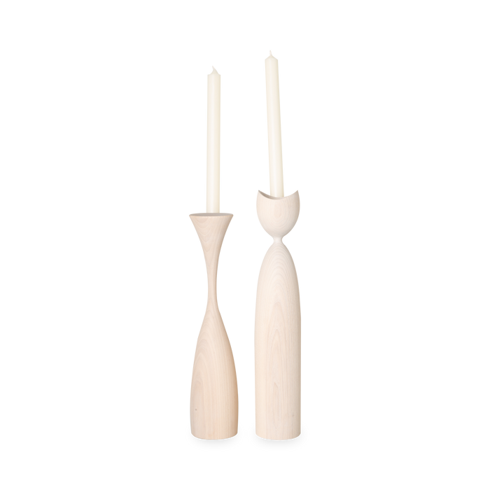 This stunning candle holder is crafted with Ash wood and features a beautiful grain that brings years of beauty and enjoyment.