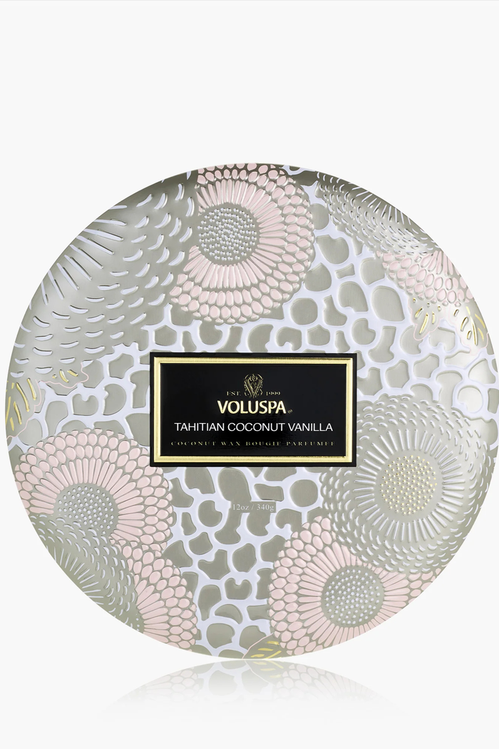 Tahitian Coconut Vanilla 3W Tin