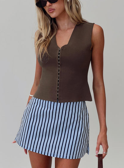 Gigi Skort Blue Stripe