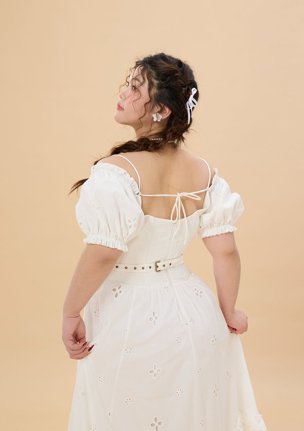 Curve & Plus "I Flipped" Corset Dress