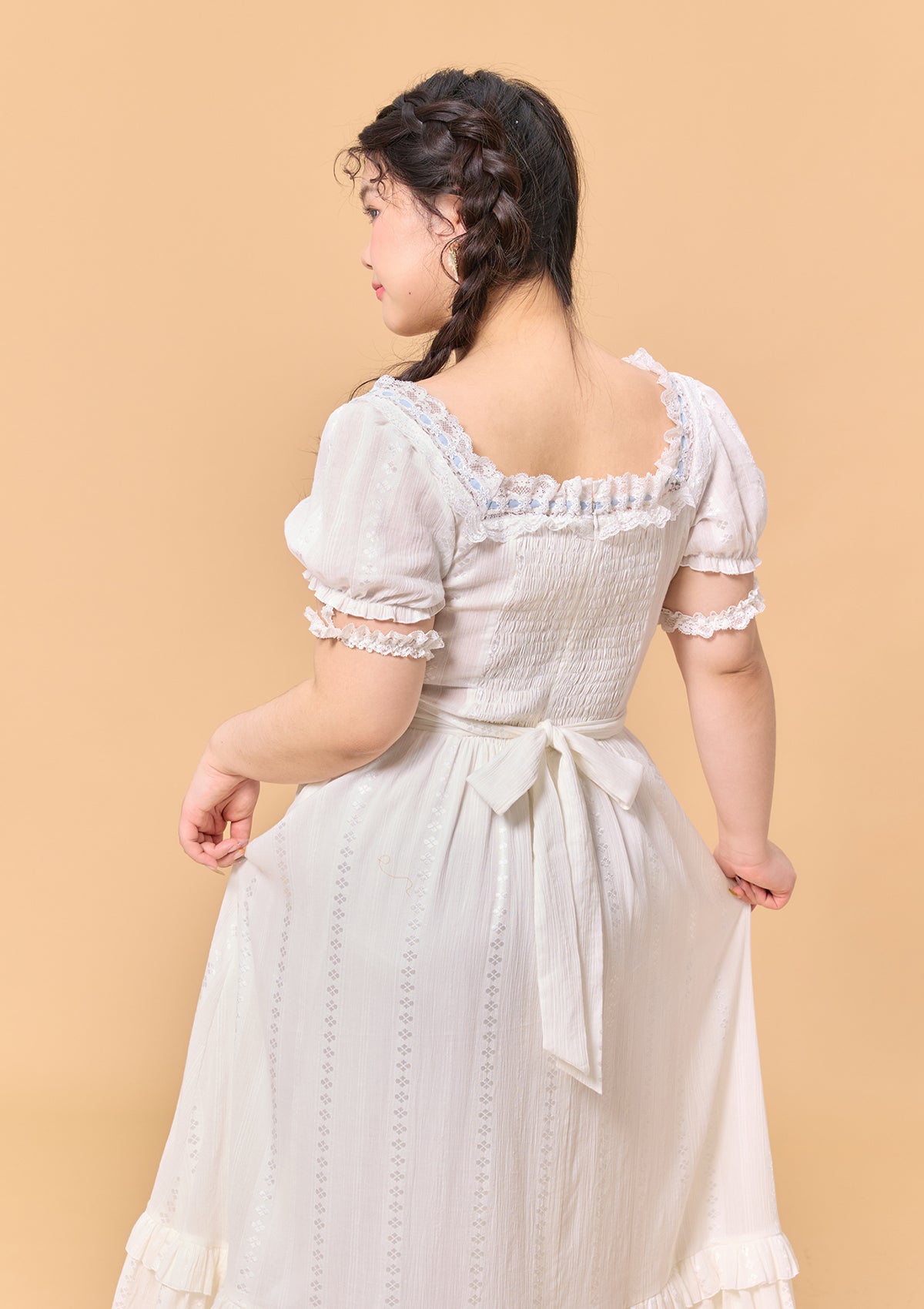 Curve & Plus Dear White Pages Dress