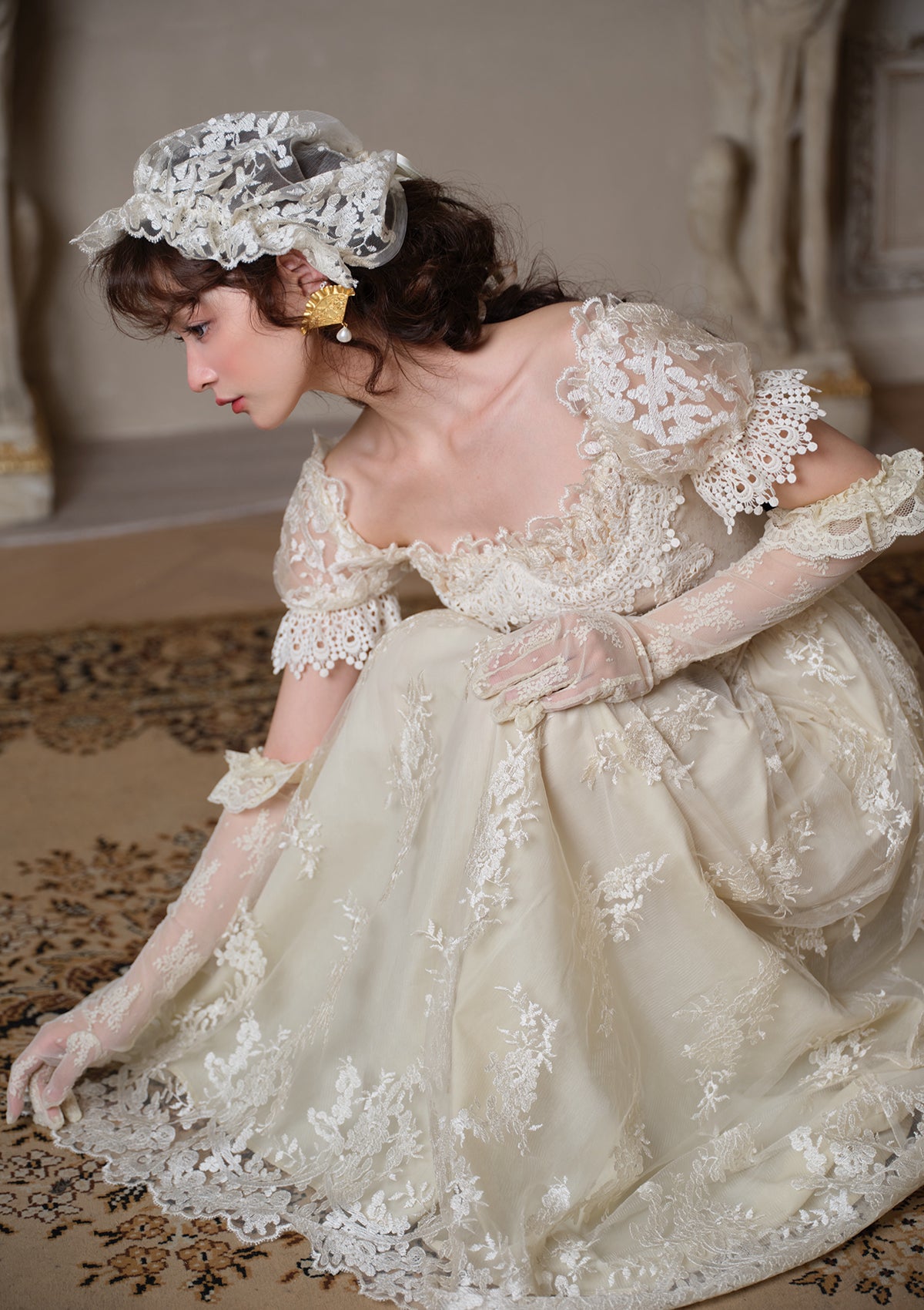 The Tear of Blossom and Candle Corset Dress