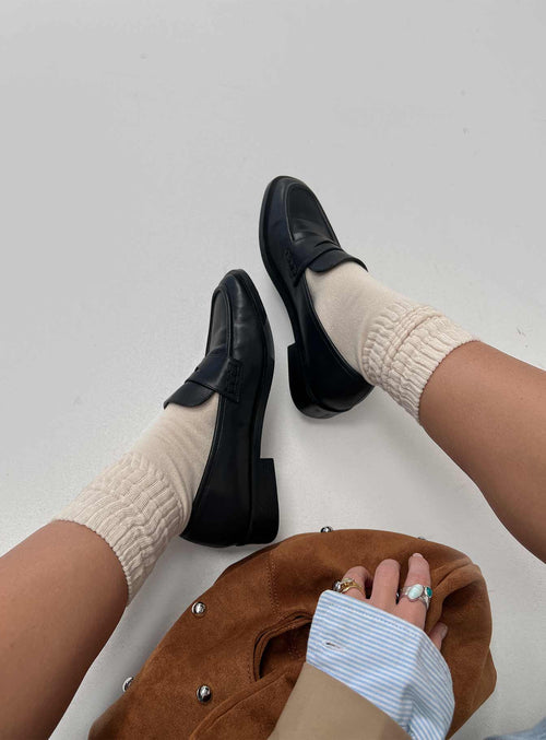 Sama Slouch Sock Beige