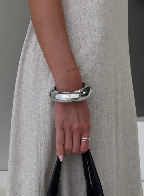 Eliya Chunky Bracelet Silver
