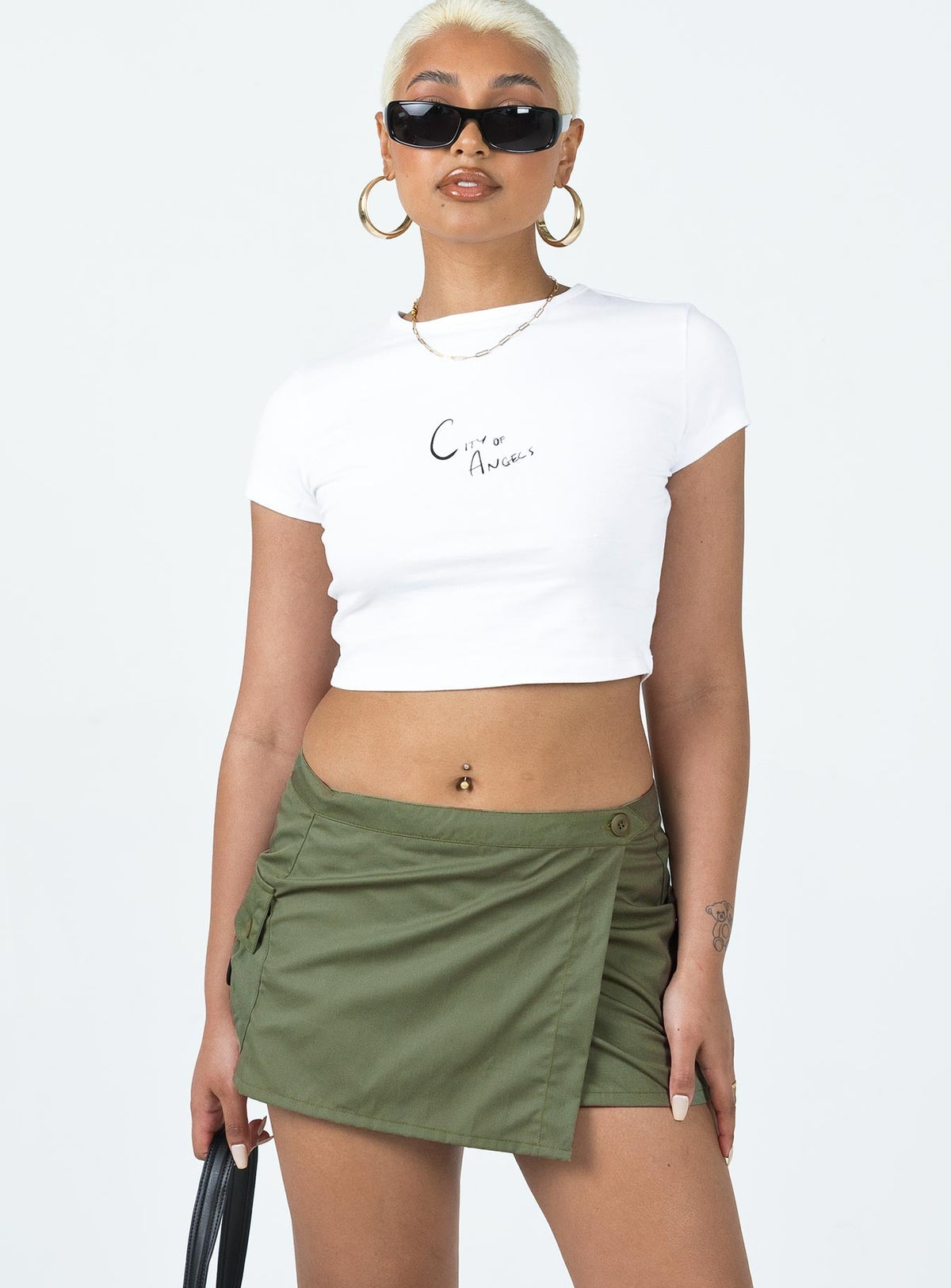 Motel Zephyr Skirt Olive