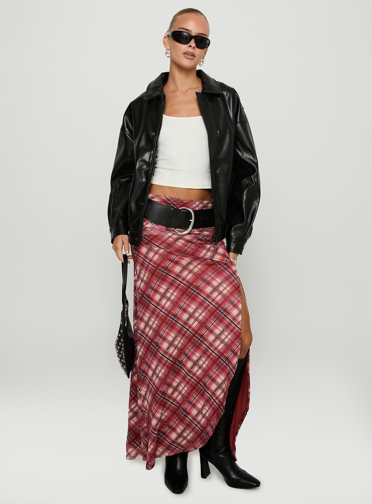 Cooperi Maxi Skirt Red Multi