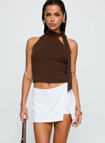 For The Thrill Skort White