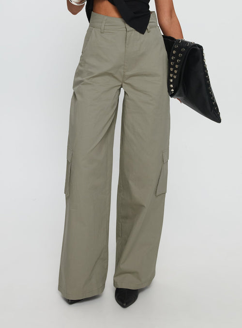 Companions Cargo Slack Pant Khaki