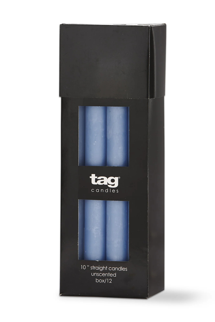 10" Straight Candle /Blue