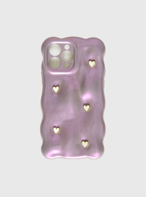 Hit Different iPhone Case Purple
