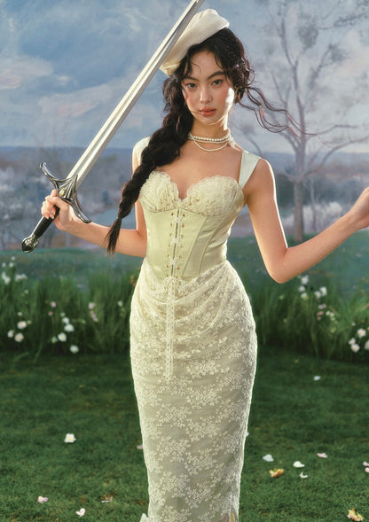 Emerald Warrior Corset Dress