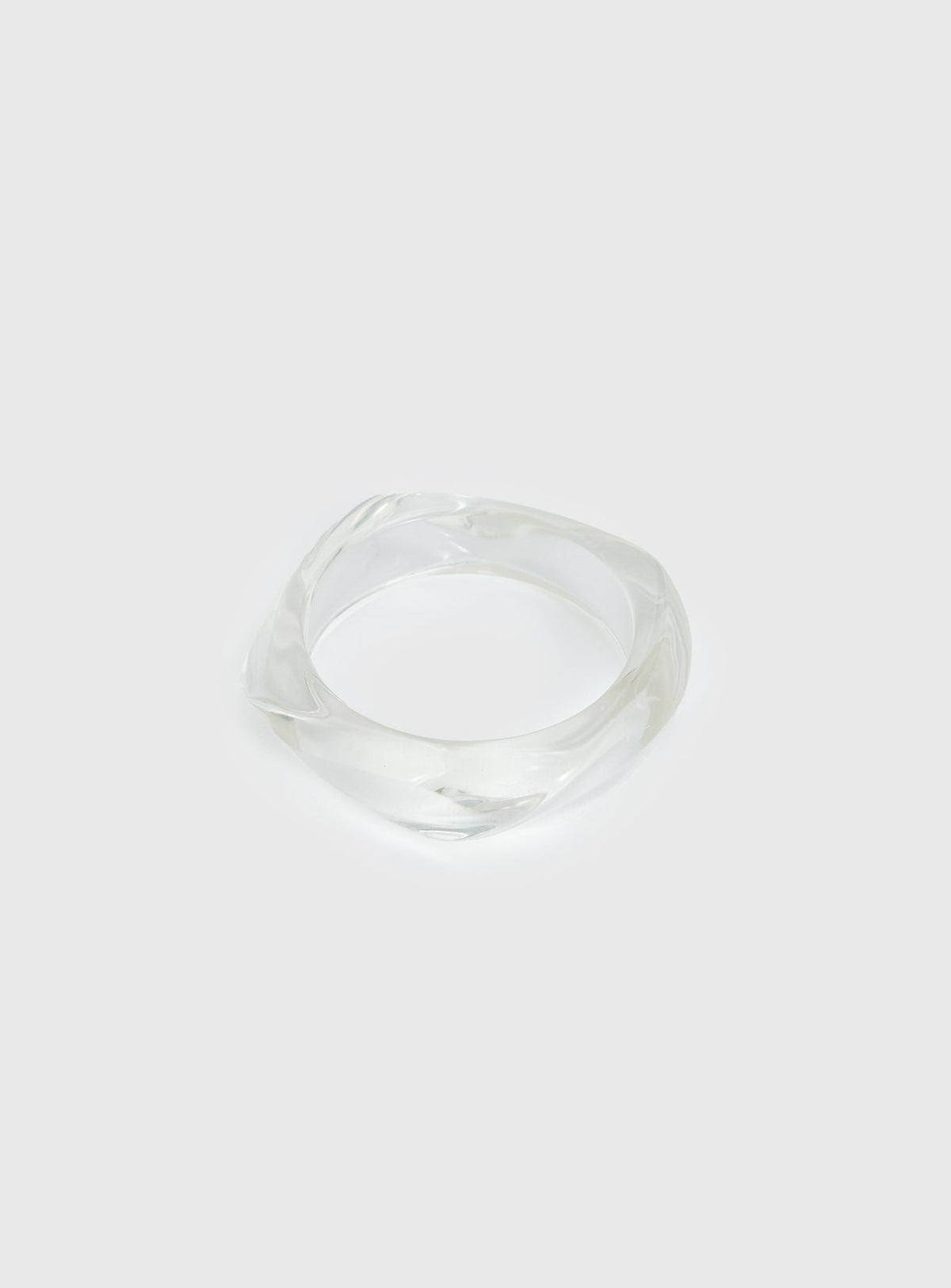 Whirl Resin Cuff Clear