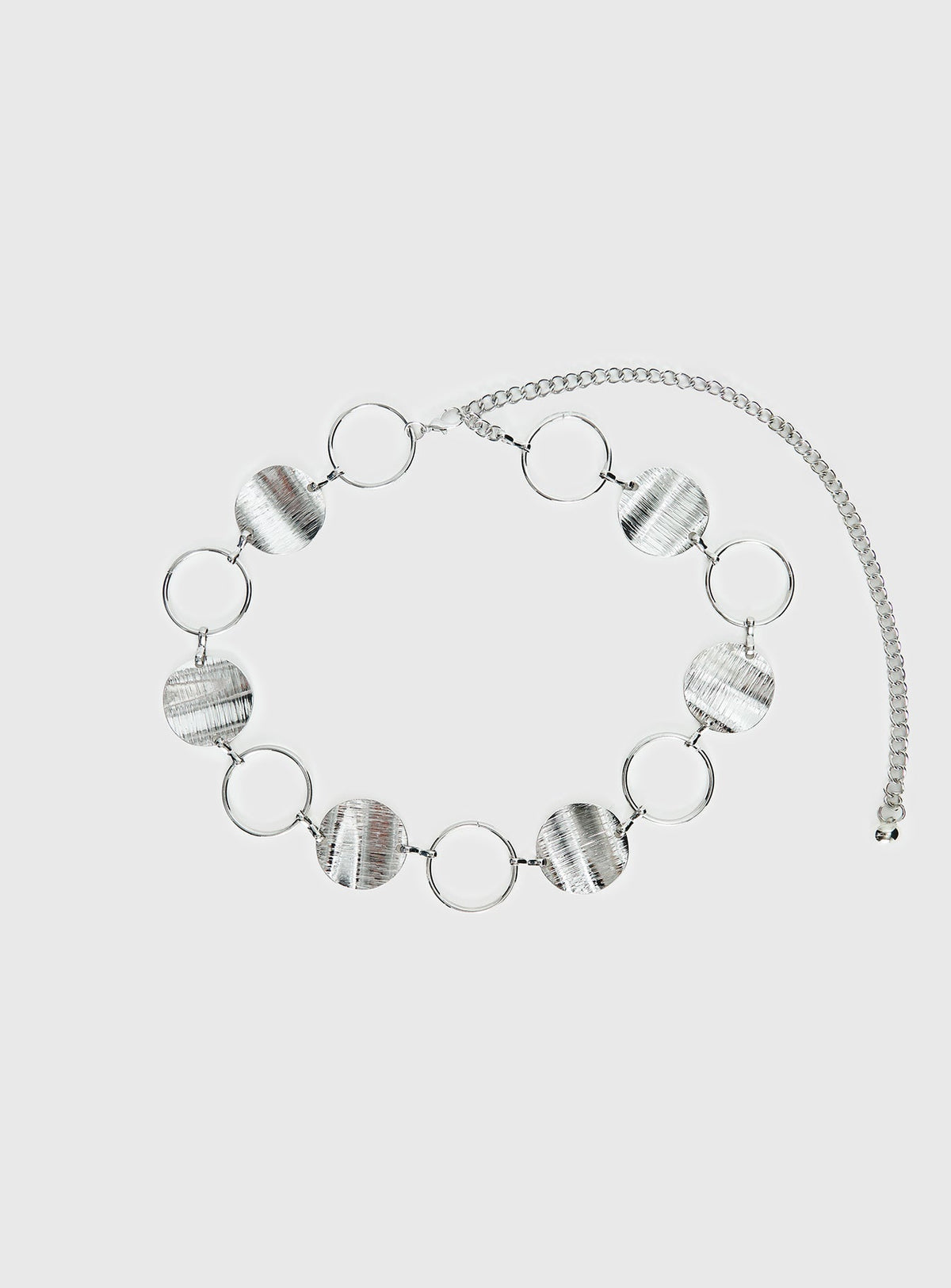 Dawna Circle Belt Silver