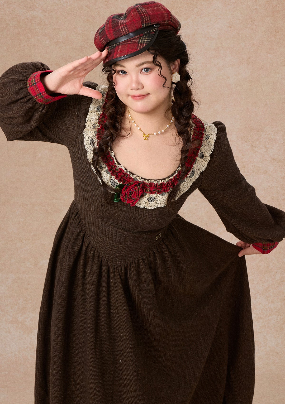 Curve&Plus Rose Madeleine Dress