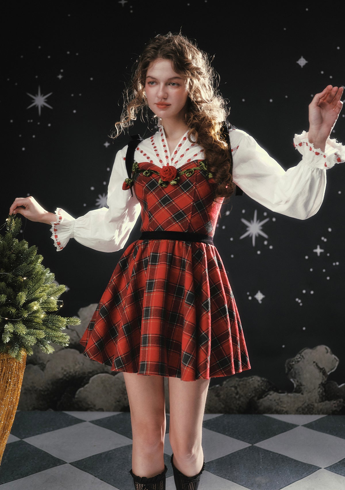 Rose Canelé Corset Dress
