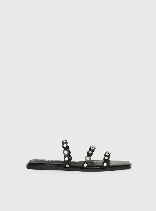 Therapy Gunner Stud Slides Black