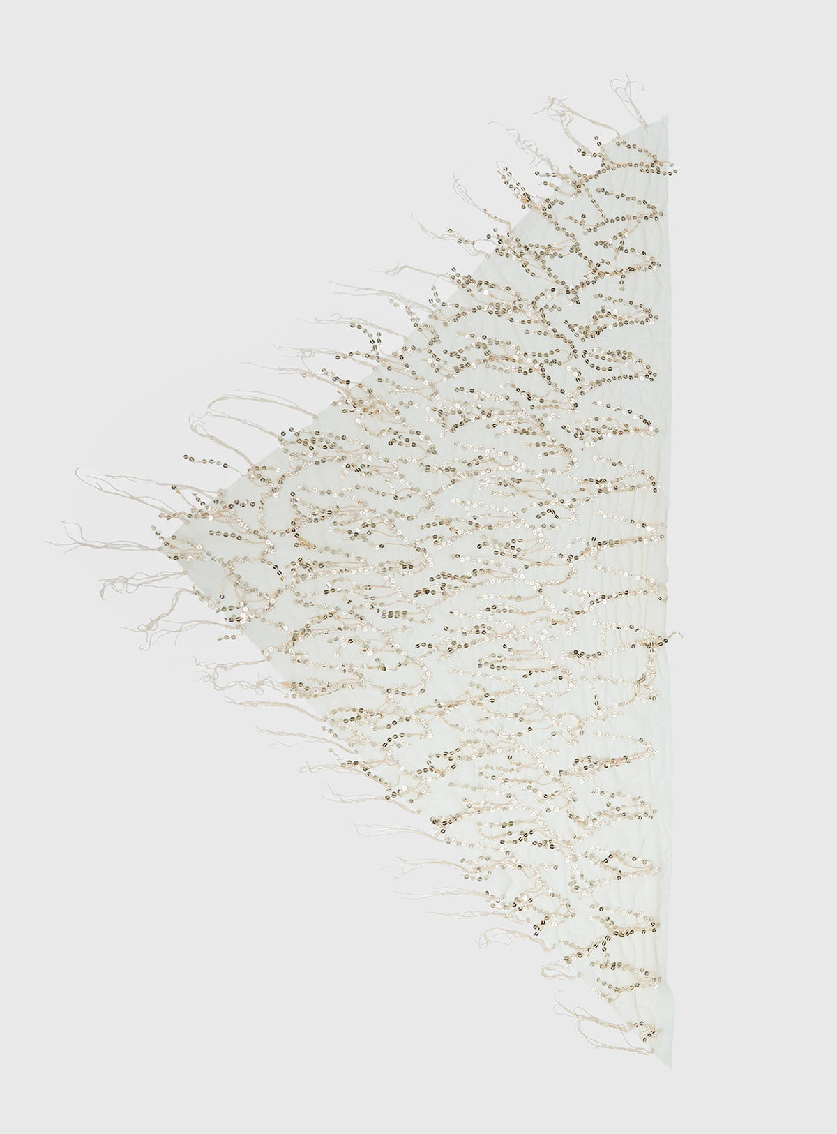 Eager Heart Sarong Cream Sequin