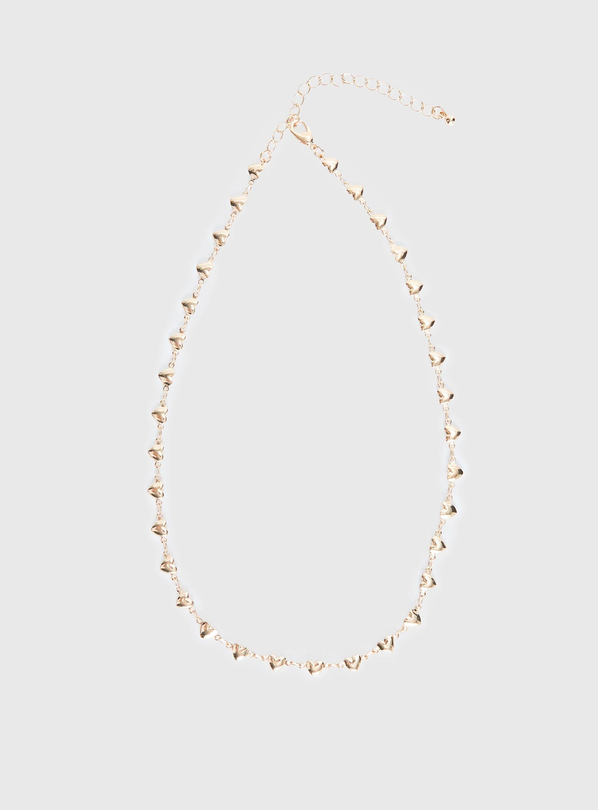 Kinsey Heart Necklace Gold