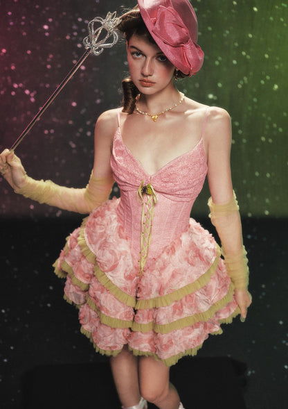Grape Grinda Corset Dress (Short)