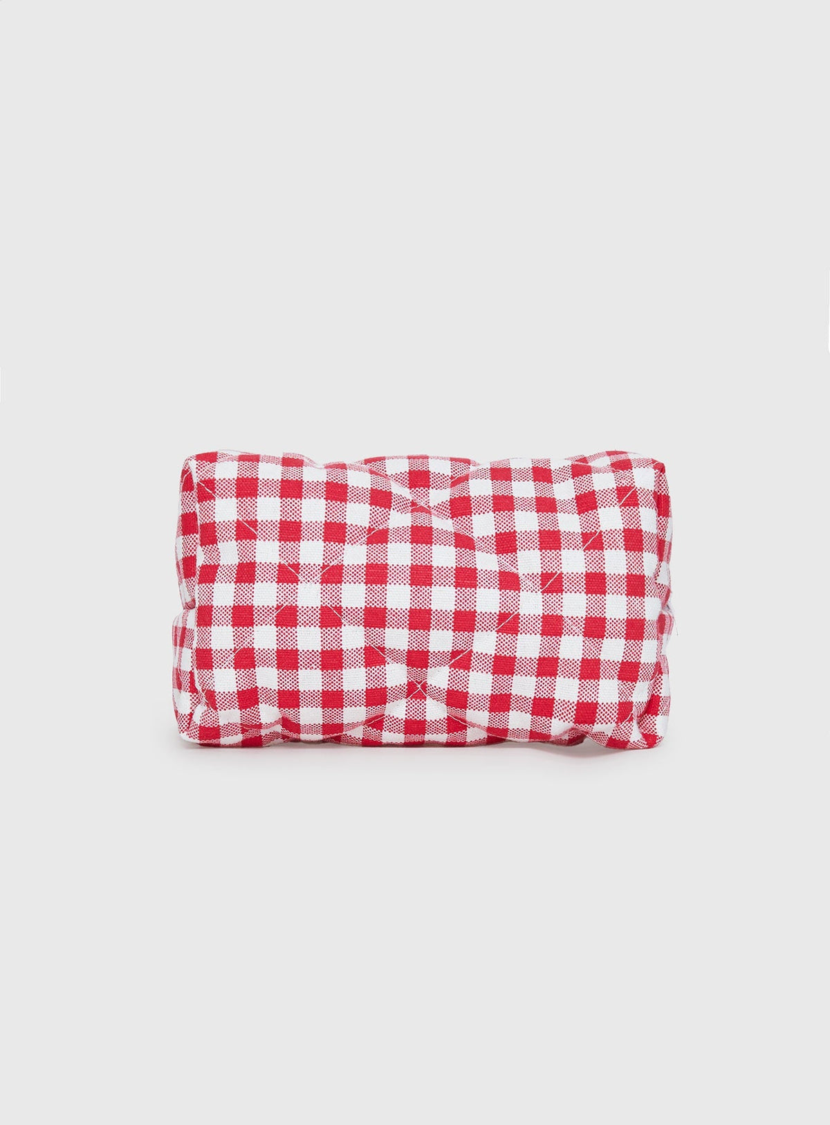 Belize Pouch Red Gingham