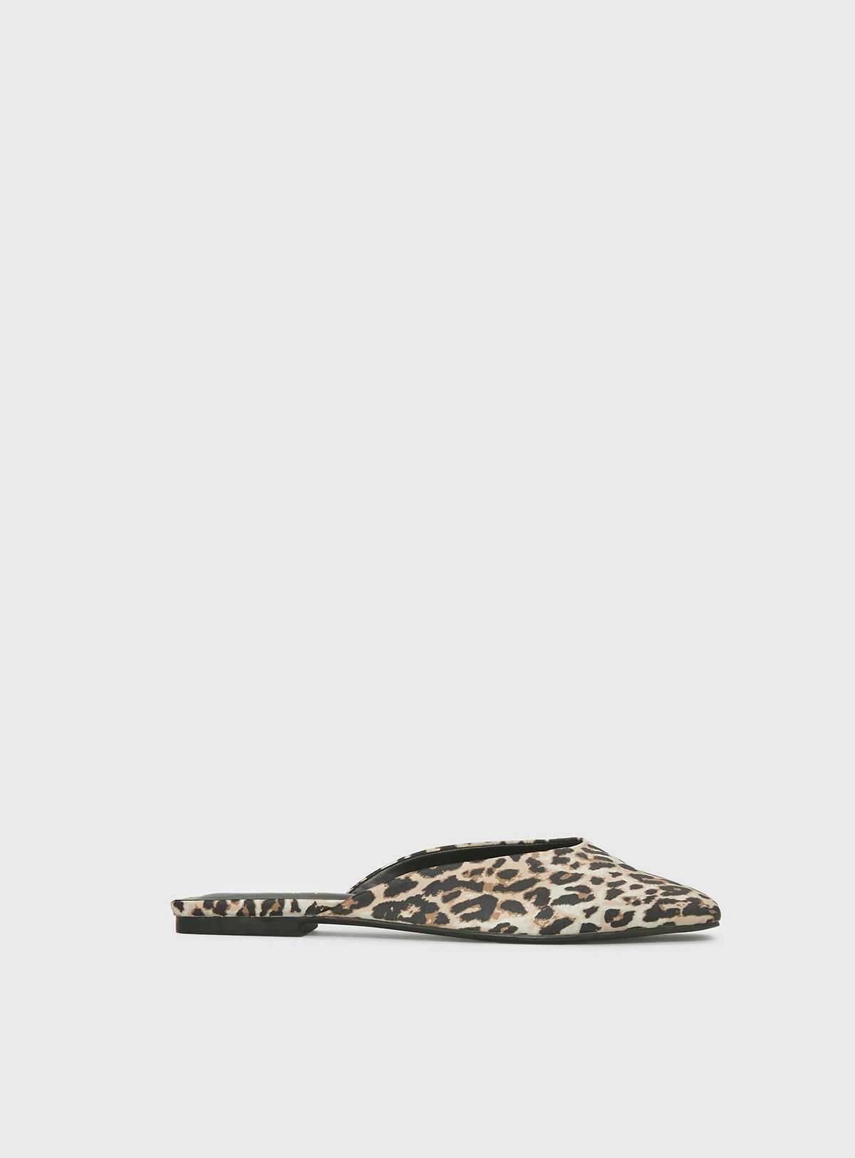 Therapy Gabbi Flats Leopard Satin