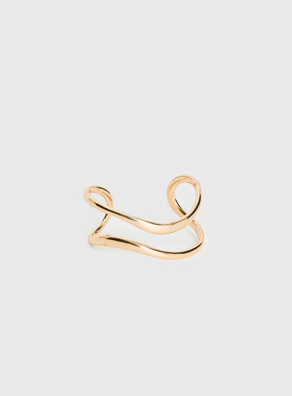 Secret To Love Cuff Gold
