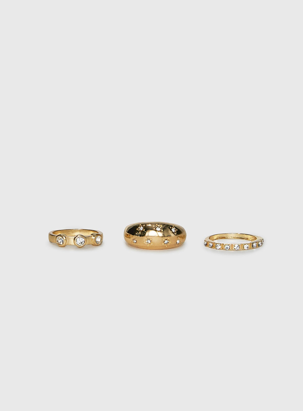 Siella Ring Pack Gold
