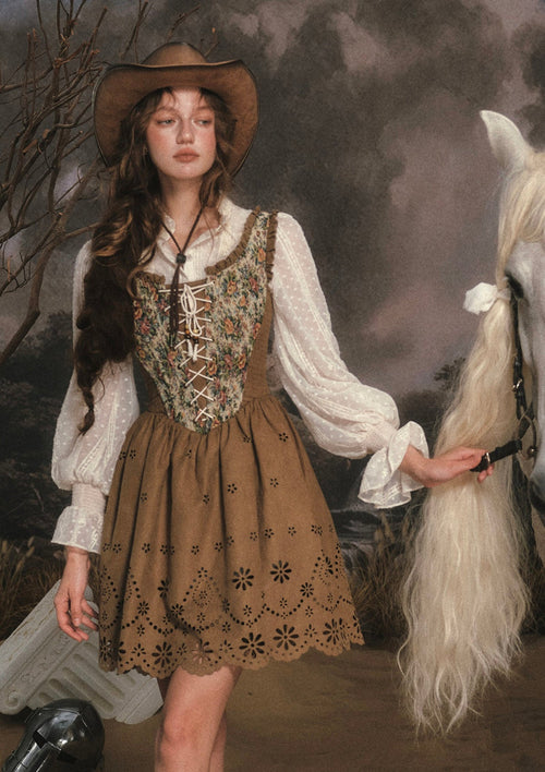 Classical Jialilve Suede Dress
