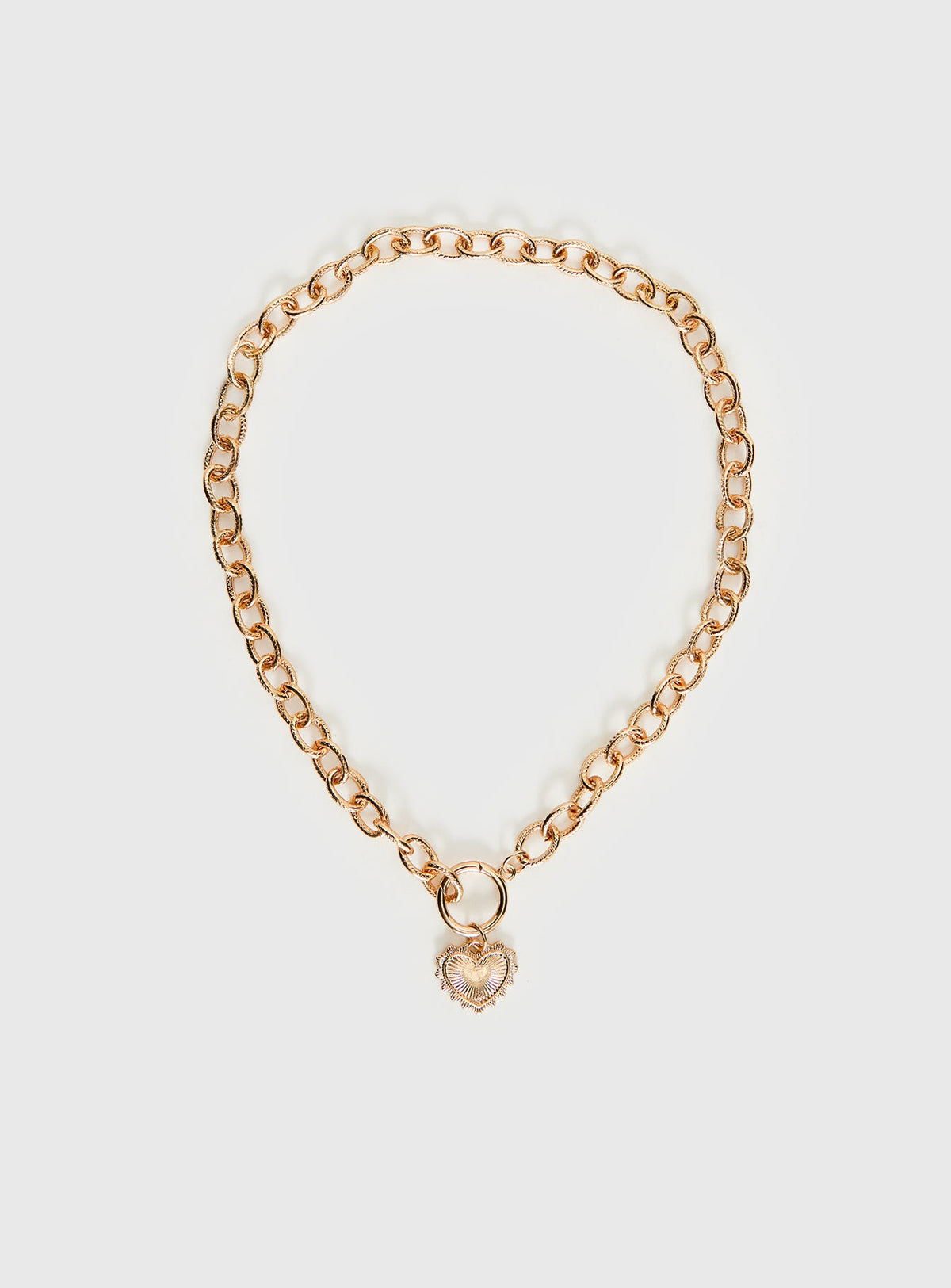 Darcee Heart Pendant Necklace Gold