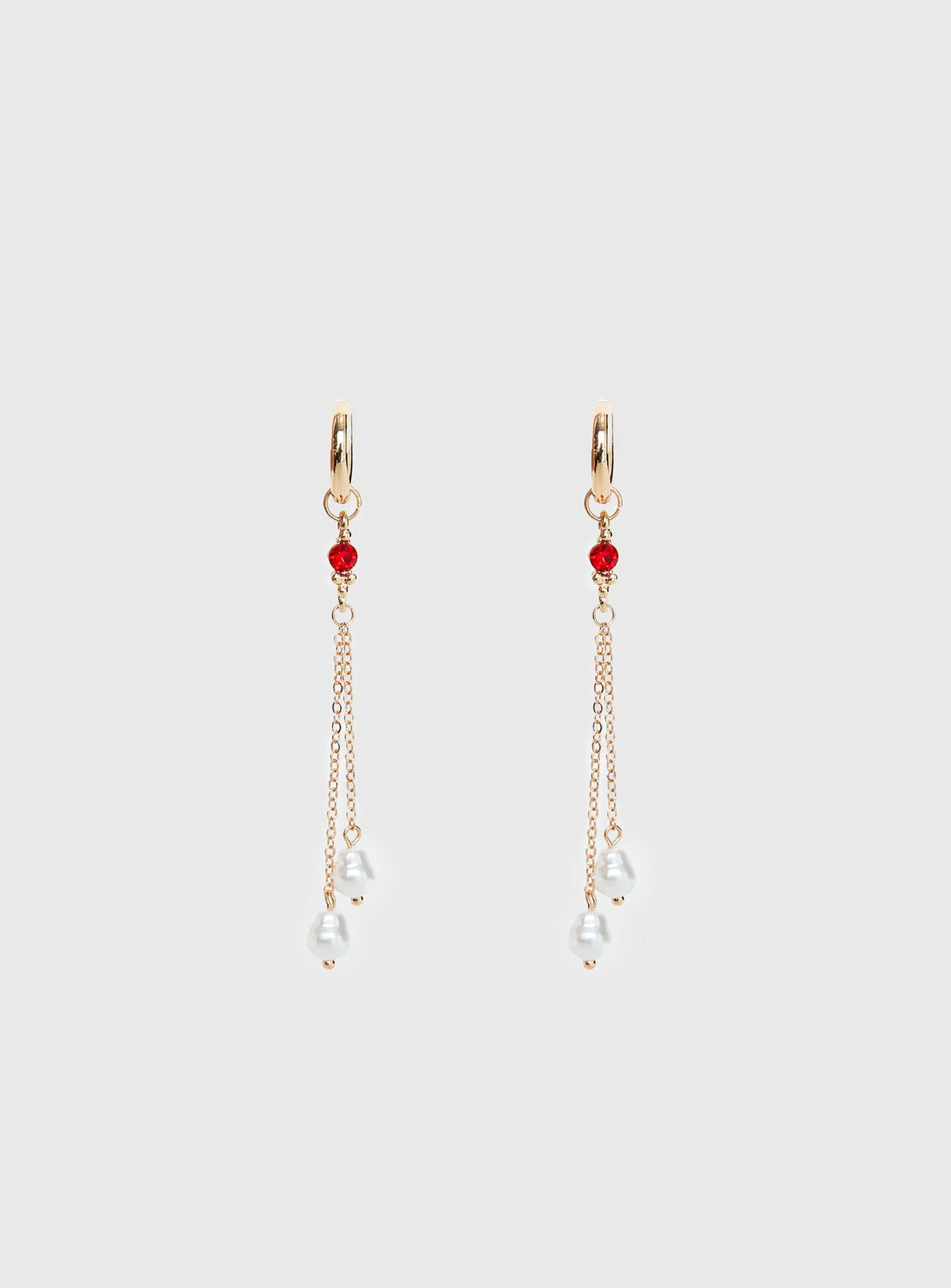 What Is Life Dangly Earrings Gold
