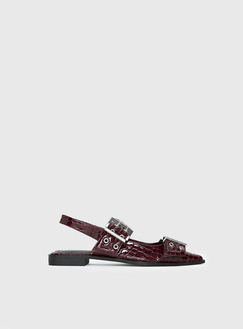 Therapy Matilda Flats Cherry Croc
