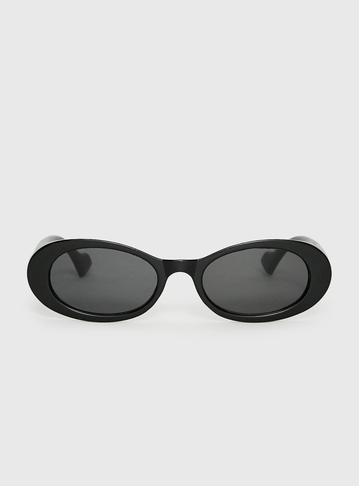 Runaway Baby Oval Sunglasses Black